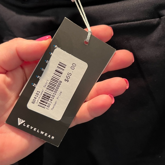 Levelwear Black Golf Skort - Picture 2 of 3